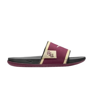Nike College Offcourt Slide 'Florida State' Team Maroon/Gris fumée foncé/Or Team FN4138 600