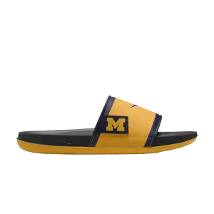Nike College Offcourt Slide 'Michigan' Jaune/Gris fumée foncé/Navy College FN4297 700
