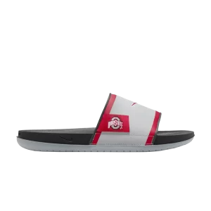 Nike College Offcourt Slide 'Ohio State' Gris loup/Gris fumée foncé/Rouge université FN4304 001