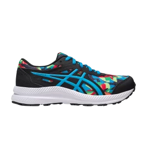 ASICS Contend 8 GS 'Black Island Blue Camo' Noir/Island Bleu 1014A294 003