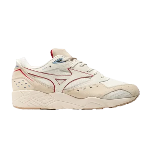 Baskets Mizuno Contender 'Snow White Red' Blanc Neige/Rouge Haut Risque/Primordial D1GA227401