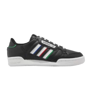adidas Continental 80 Stripes J 'Noir Blanc Vivid Rouge' Noir/Blanc Nuage/Rouge Vif GW6643