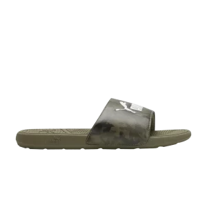 Puma Cool Cat 2.0 Slide 'Camo - Dark Olive' Olive foncé/Noir/Vert lichen profond/Blanc 392213 01