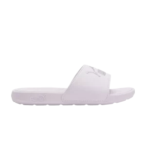 Puma Cool Cat 2.0 Slides Little Kid 'Lavender Fog' Baskets Lavande Mist/Argent 390884 10