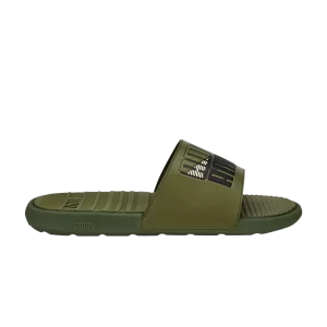 Puma Cool Cat Power Slide 'Burn Olive' Baskets Olive brûlée/Noir 387518 02