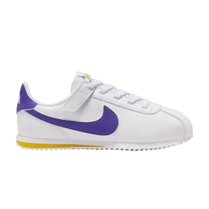 Nike Cortez EasyOn PS 'Lakers' Baskets Blanc/Varsity Maïs/Violet DM0951 105