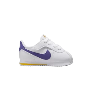 Nike Cortez EasyOn TD 'Lakers' Baskets Blanc/Varsity Maïs/Violet DM0952 105