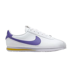 Nike Cortez GS 'Lakers' Baskets Blanc/Varsity Maïs/Violet DM0950 105