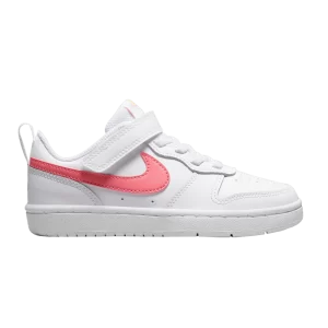 Nike Court Borough Low 2 PSV 'White Coral Chalk' Blanc/Corail craie/Orange clair BQ5451 124