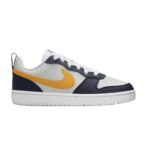 Nike Court Borough Low Recraft GS 'Obsidian University Gold' Gris fantôme/Blanc/Obsidienne/Or université HJ3482 071