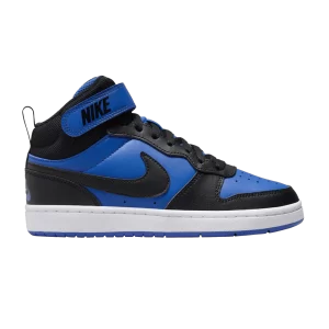 Nike Court Borough Mid 2 GS 'Black Game Royal' Royal/Blanc/Noir CD7782 404