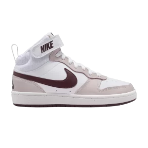 Nike Court Borough Mid 2 GS 'Platinum Violet Burgundy Crush' Blanc/Platinum Violet/Burgundy Collapse CD7782 118