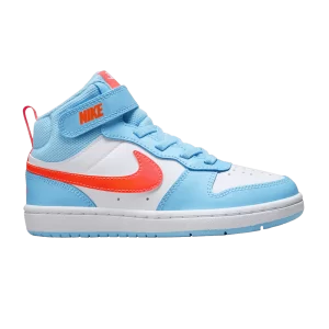 Nike Court Borough Mid 2 PS 'Aquarius Bleu Orange' Bleu Verseau/Blanc/Orange Total HF4792 407