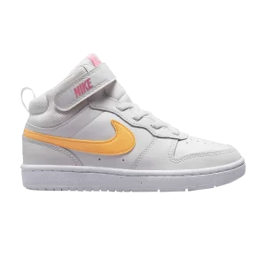 Nike Court Borough Mid 2 PS 'White Topaz Gold' Blanc sommet/Craie corail/Blanc/Or topaze CD7783 112
