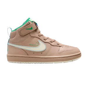 Nike Court Borough Mid 2 SE GS 'Chanvre' Chanvre/Barely a Volt/Bleu photo clair/Lait de coco FJ9613 200