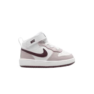 Nike Court Borough Mid 2 TD 'Platinum Violet Burgundy Crush' Blanc/Platinum Violet/Bourgogne Collapse CD7784 118