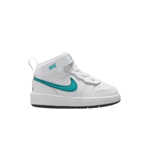 Nike Court Borough Mid 2 TD 'White Aquamarine' Blanc/Noir/Aigue-marine CD7784 117