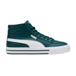 Puma Court Classic Vulc Retro C Mid 'Dark Myrtle' Baskets Myrte foncé/Blanc 397482 03