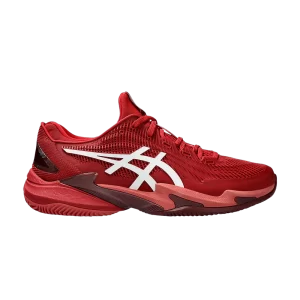ASICS Court FF 3 Novak Clay 'Cranberry' Baskets Canneberge/Blanc 1041A362 962