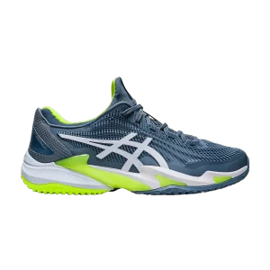 ASICS Court FF 3 OC 'Steel Blue Lime' Bleu acier/Blanc 1041A369 400