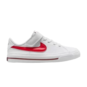 Nike Court Legacy Lift PS 'Blanc Team Red' Blanc/Team Rouge/Bright Crimson DA5381 122