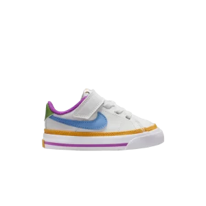 Nike Court Legacy Lift TD 'Blanc Multi-Color' Blanc sommet/Chlorophylle/Cadran solaire/Bleu université DA5382 123