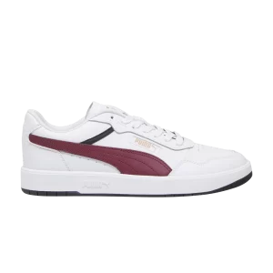 Puma Court Ultra Blanc Dark Jasper Baskets Blanc/Jaspe Foncé/Noir 389368 10