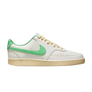 Nike Court Vision Low 'Sail Electric Algae' Voile/Vanille pâle/Bleu moyen/Algue électrique FJ5437 133
