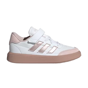 Baskets adidas CourtBlock C 'White Sandy Pink' Blanc nuage/Rose sable métallisé/Rose sable ID6505