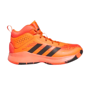 adidas Cross 'Em Up 5 Wide J 'Solar Red Black' Rouge solaire/Noir/Rouge vif HQ8494