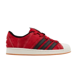 adidas Crude From Portugal x Superstar Supermodified 'YNuK' Baskets Couleur rouge/Couleur noire/Couleur blanche IE2176