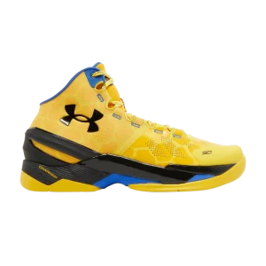 Under Armour Curry 2 Baskets rétro 'Double Bang' Steeltown Or/Taxi 3026281 700