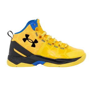 Under Armour Curry 2 Retro PS 'Double Bang' Baskets Steeltown Or/Taxi 3026303 700