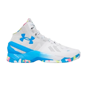 Under Armour Curry 2 Retro 'Splash Party' Baskets 2023 Blanc/Rose Mojo 3026282 100