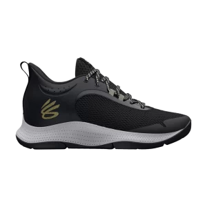 Under Armour Curry 3Z6 'Black Metallic Gold' Baskets Gris/Noir 3025090 102
