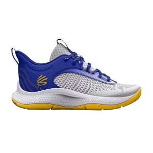 Under Armour Curry 3Z6 GS 'Warriors Home' Baskets Blanc/Royal 3025091 103