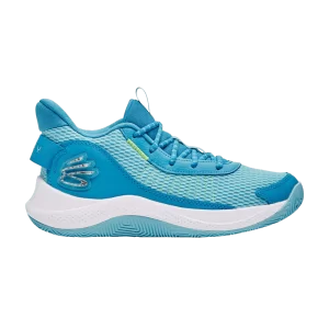 Under Armour Curry 3Z7 'Capri Sky Blue' Baskets Capri/Bleu Ciel/Jaune Haute Protection 3026622 401