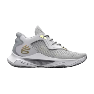Curry Brand Curry HOVR Splash 3 'White Metallic Gold' Baskets Blanc/Or métallisé 3026275 101