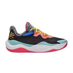 Under Armour Curry Splash 24 'Curry Jam' Baskets Noir/Neo turquoise/Taxi 3028137 001