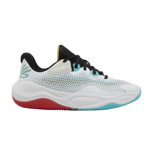 Under Armour Curry Splash 24 'White Belt Blue' Baskets Blanc/Cool Rose/Belt Bleu 3027636 100