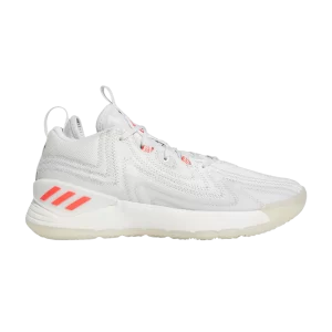 Baskets adidas D Rose Son Of Chi 2 'Crystal White Bright Red' Blanc cristal/Rouge vif/Zéro métallisé HQ1010