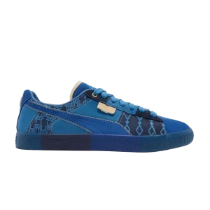 Puma Dapper Dan x Clyde Vintage 'Pre-Game Runway – Bleu' Baskets Blazing Blue/Blazing Blue/Blue Lake 392082 01