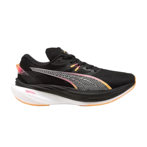 Puma Deviate Nitro 3 Wide 'Black Sunset Glow' Baskets Noir/Sunset Glow/Sun Stream 378449 02