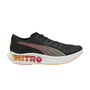 Puma Deviate Nitro Elite 2 'Black Sun Stream' Baskets Noir/Sun Stream/Sunset Glow 309695 01