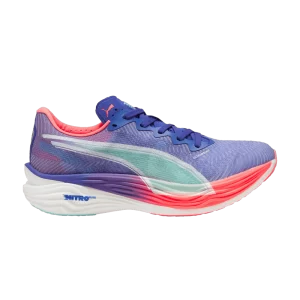 Puma Deviate Nitro Elite 3 'Lapis Lazuli' Baskets Lapis Lazuli/Sunset Glow/Menthe électrique 309809 03