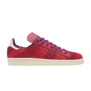 adidas Disney x Campus 80s 'Cheshire Cat' Baskets Rose semi-ensoleillé/Violet gloire/Blanc crème GX2026