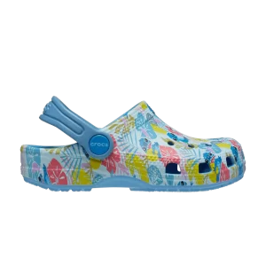Crocs Disney x Classic Clog Baskets 'Stitch Hawaiian Print' pour tout-petits Oxygen 209471 4 To