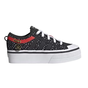 Baskets adidas Disney x Nizza J '101 Dalmatiens' Noir/Carbone/Rouge IF5145