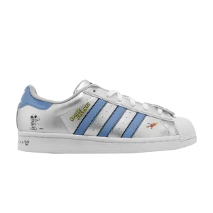 adidas Disney x Superstar 'Space Journey – Argent 'Baskets Argent métallisé/Bleu clair/Noir HQ2174