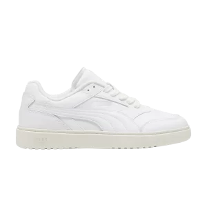 Puma Doublecourt Club 48 'Warm White' Baskets Blanc/Blanc chaud 395391 01